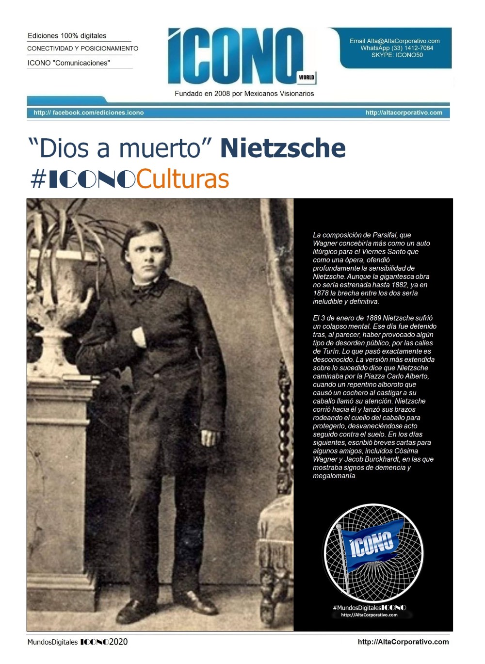 Friedrich Wilhelm Nietzsche #CátedrasdeFilosofía