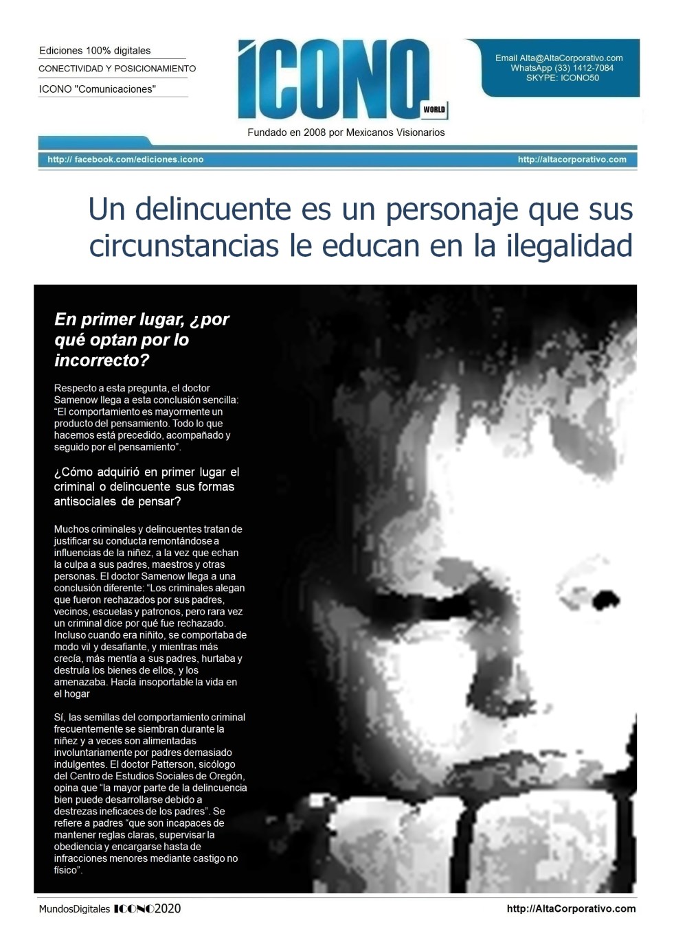#PensamientoCRIMINAL #ICONOServicioSocial