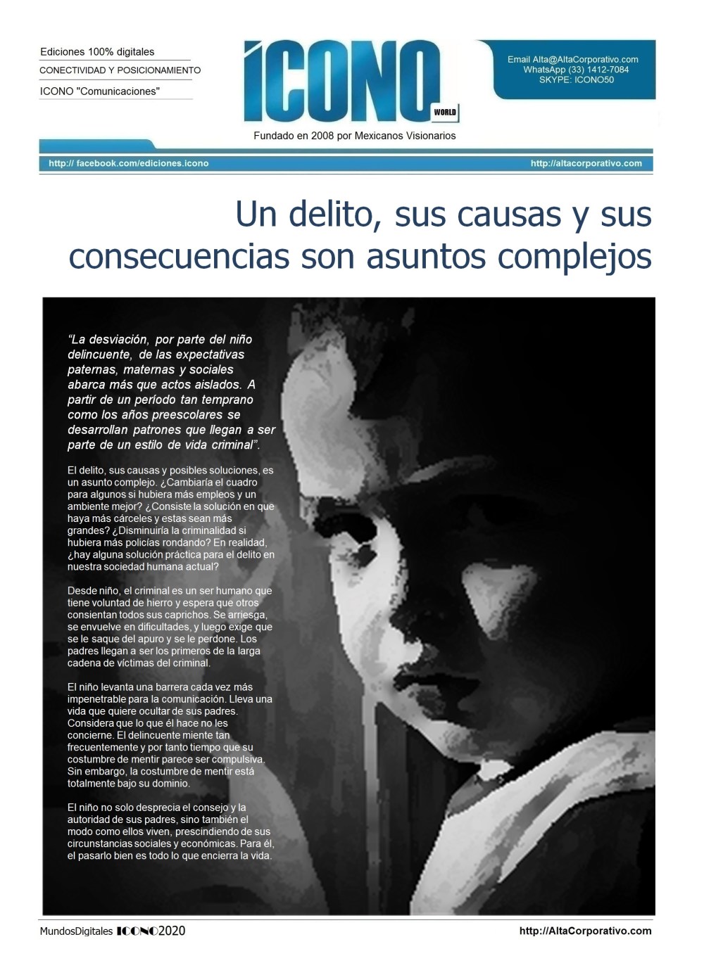 #PensamientoCRIMINAL #ICONOServicioSocial