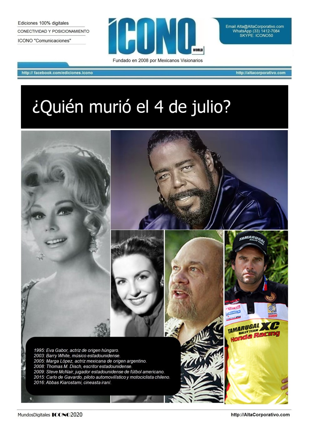 Mundos Digitales ICONO, Ediciones Julio 2020 #ForosDigitales #PeriodismoDigital