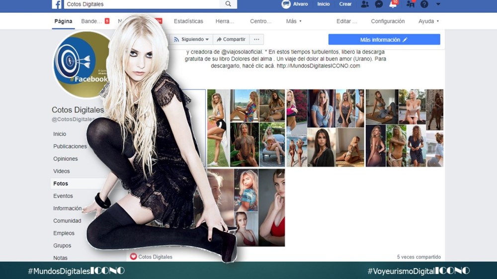 ICONOVoyeur #ICONOFemmes ... Tiempos de Cuarentenas Voyeurismo Digital