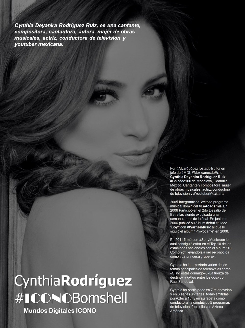 CynthiaRodríguez... #ICONOBomshell