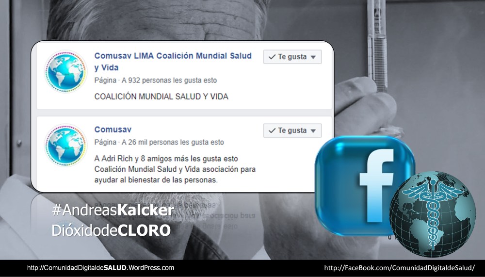#COVIDDown, #AndreasKalcker, DióxidodeCLORO…