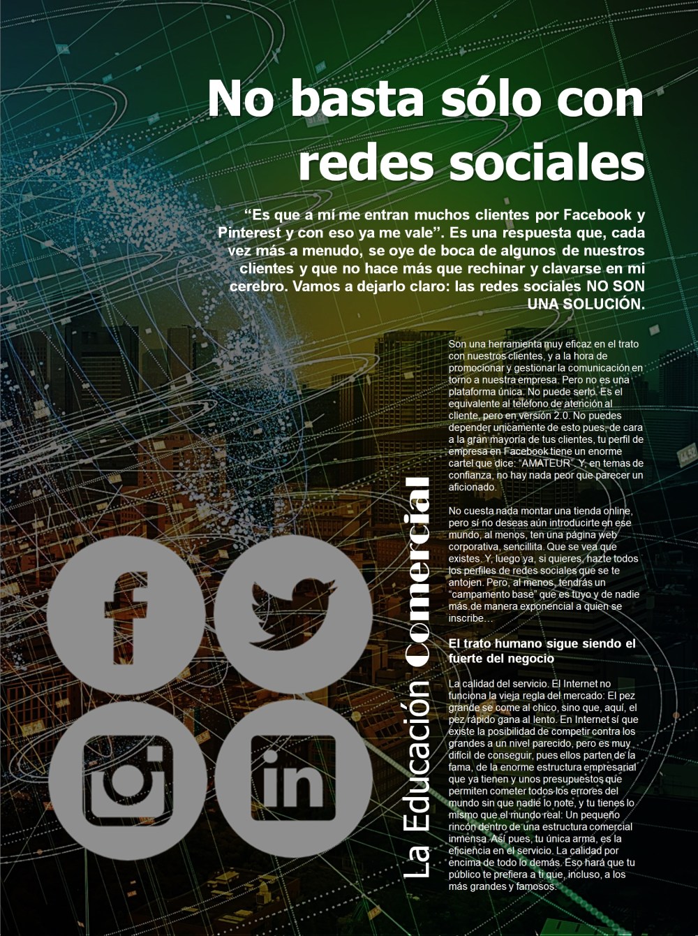 Retos de la migración comercial a los esquemas de Networking