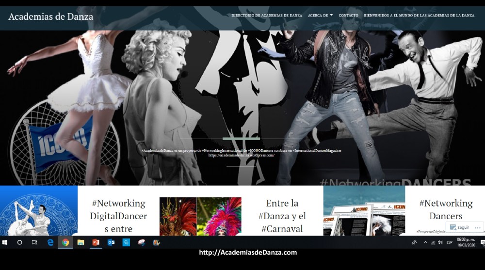 Comunidades Digitales de la Danza, #AcademiasdeDanza, #NetworkingDigitalDancers