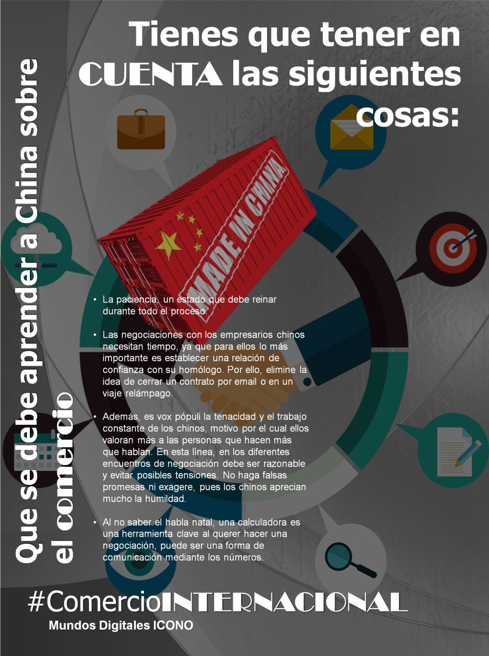 ICONO Comercio, #ComercioInternacional, #CátedrasdeComercio, #China
