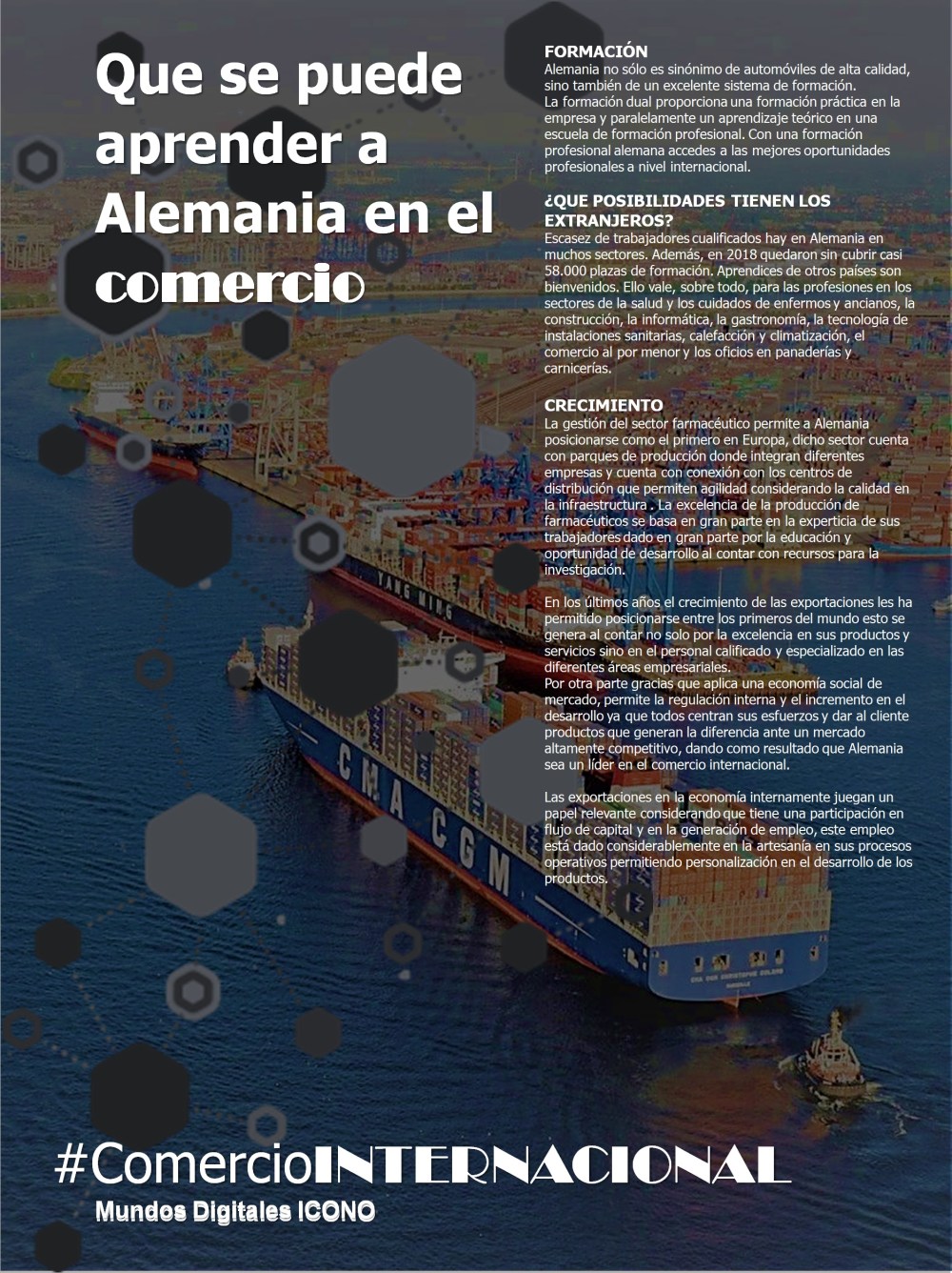 Floria García Palacios Reportaje sobre Comercio Internacional #FactorAlemán