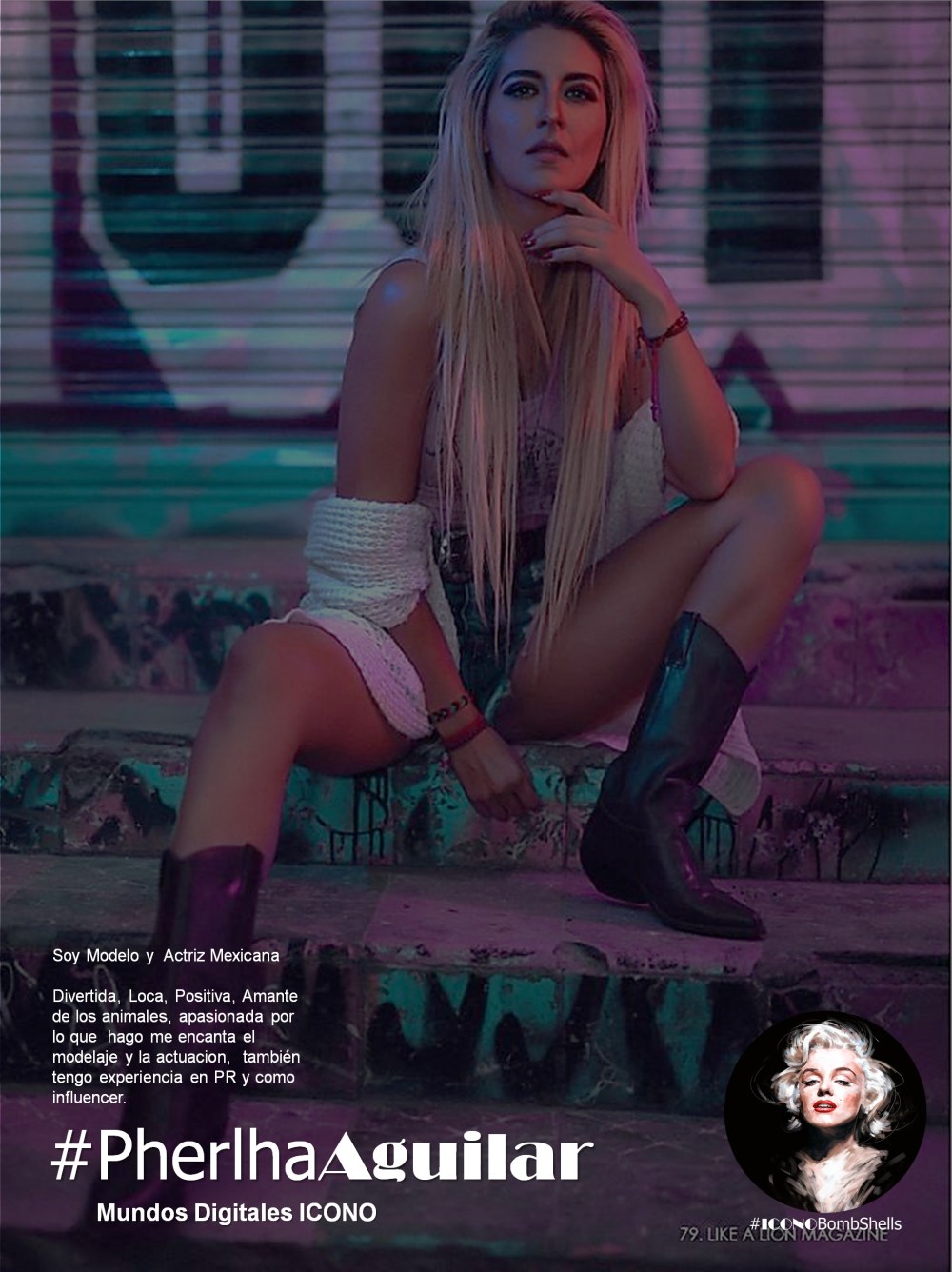 #ICONOBomShells, Portafolios Profesionales de Modelos